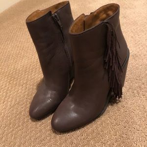 See by Chloe brown leather boots